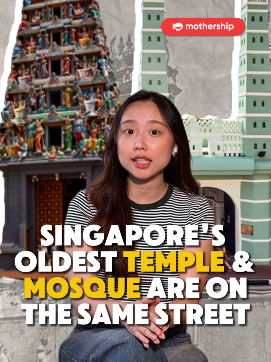 @mothershipsg A Hindu temple and a mosque standing side by side in Chinatown  #S…