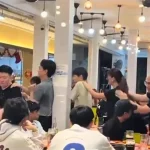 Alexandra coffee shop turns into impromptu dance floor after group brings in DJ booth, beer tap