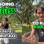 ‘Homeless’ for 3 days: Content creator aims to walk whole perimeter of Singapore in Christmas fundraiser, Singapore News
