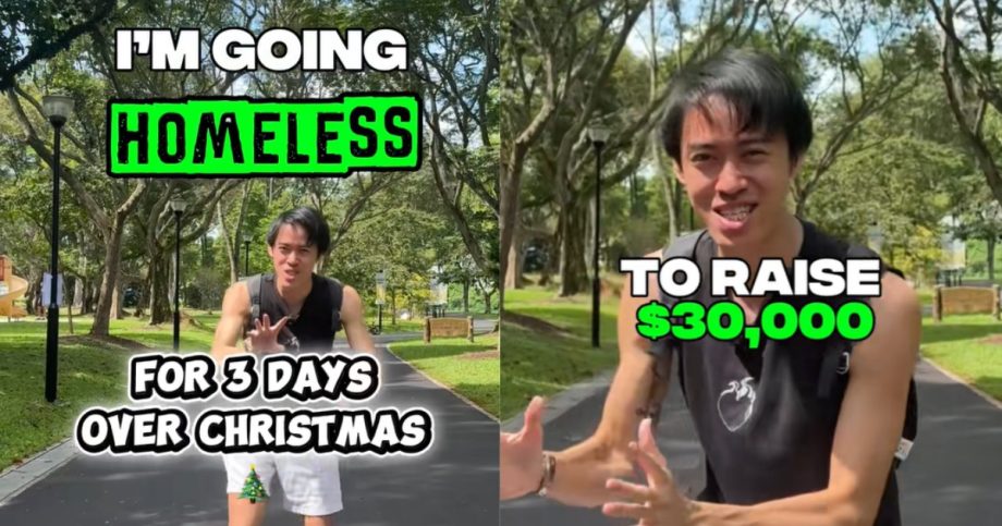 ‘Homeless’ for 3 days: Content creator aims to walk whole perimeter of Singapore in Christmas fundraiser, Singapore News