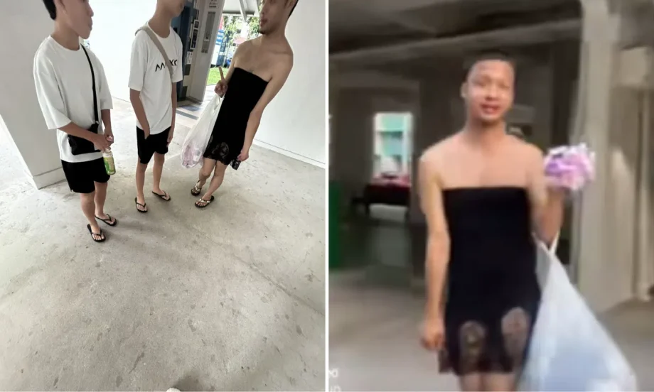 Man in black dress spotted selling 12 tissue packs for  in Yishun and other areas