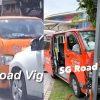 Van driver allegedly involved in multiple hit-and-runs before crashing into signpost along Raffles Avenue, Singapore News