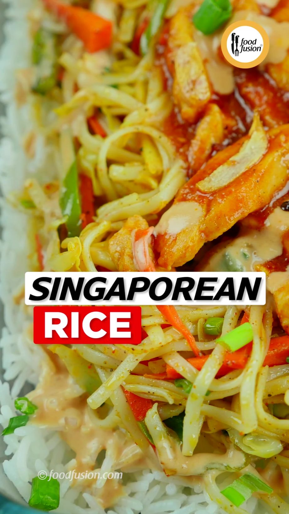 @foodfusionpk Quick and Easy Singaporean Rice Recipe with a little fusion of our…