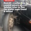 @mothershipsg Following a collision between a car, a truck, and two cement mixer…