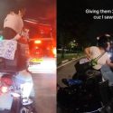 ‘Honk for gifts’: Motorcyclists spread holiday cheer with surprise giveaway in Punggol and Bugis , Singapore News