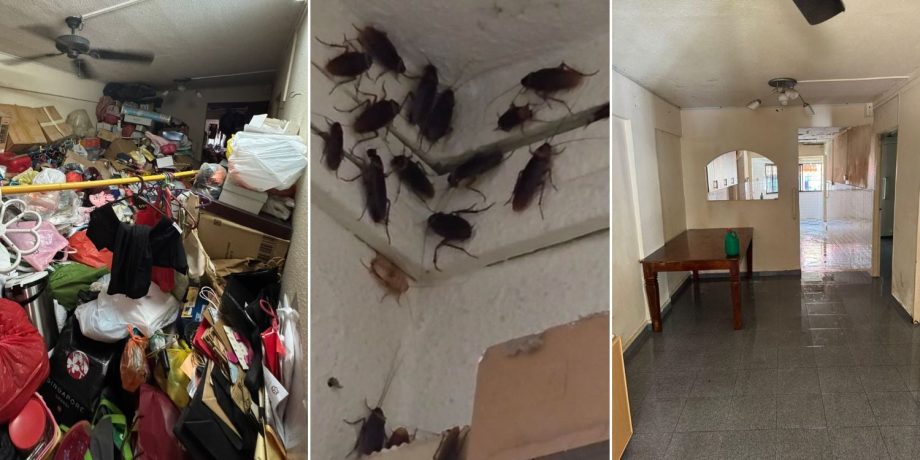 50 volunteers clear cockroach-infested Yishun flat in 6 hours while elderly woman is hospitalised