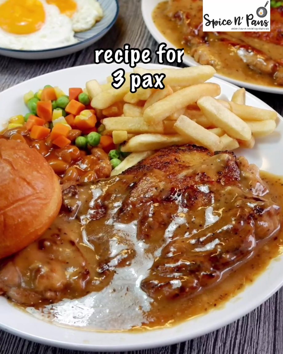 @spicenpans Singapore Chicken Chop! So good!  #cooking #cookingathometiktoktv #c…