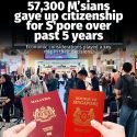 @mothershipsg Singapore was the top choice for Malaysians who renounced their ci…