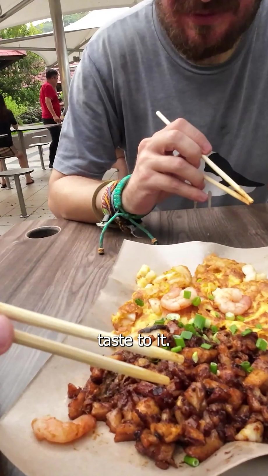 @kenabroadreels  Carrot Cake Singapore #singapore  #streetfood …