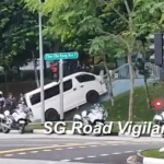 Van driver arrested for multiple offences following police chase in Choa Chu Kang