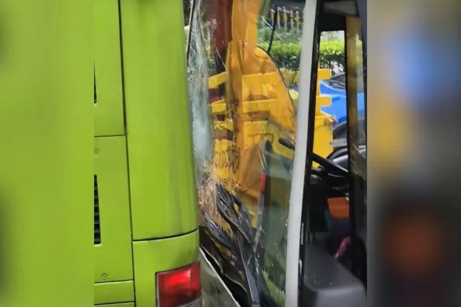 Passenger taken to hospital after accident involving two buses near Bugis Junction