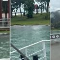 Super high tides seen at Kusu Island, netizens raise concerns about its future
