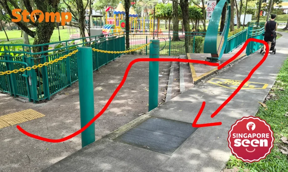 Stomper confused by ‘weird’ accessibility path in Serangoon Sunshine Park — so town council explains