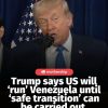 @mothershipsg Trump said the United States will “run” Venezuela until a “safe, p…