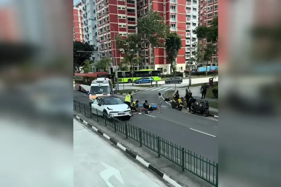E-bike rider taken to hospital after accident with car in Pasir Ris