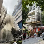 Fire breaks out at Hong Lim food centre