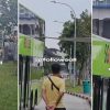 SBS Transit bus window broken by bus stop panel in Punggol, no injuries reported