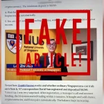 Scammers using NUS president’s image, university logo in fake news articles and online ads