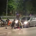 Motorcyclist dies after accident with car on SLE
