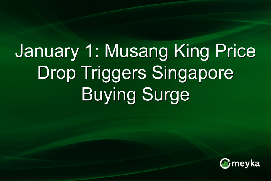 January 1: Musang King Price Drop Triggers Singapore Buying Surge January 1: Musang King Price Drop Triggers Singapore Buying Surge