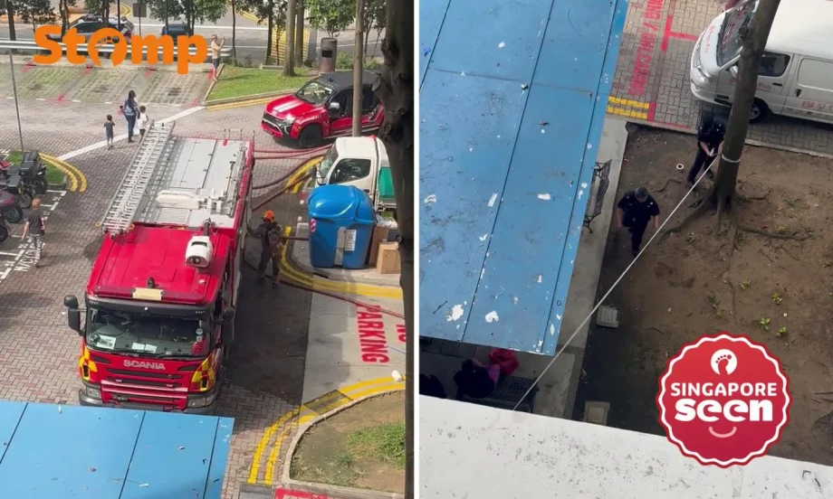 4 taken to hospital, around 90 evacuated after fire at Sembawang block 4 taken to hospital, around 90 evacuated after fire at Sembawang block