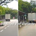 Motorcyclist knocked onto grass verge after riding beside lorry in Boon Lay, motorist gives chase to alert driver