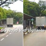 Motorcyclist knocked onto grass verge after riding beside lorry in Boon Lay, motorist gives chase to alert driver Motorcyclist knocked onto grass verge after riding beside lorry in Boon Lay, motorist gives chase to alert driver