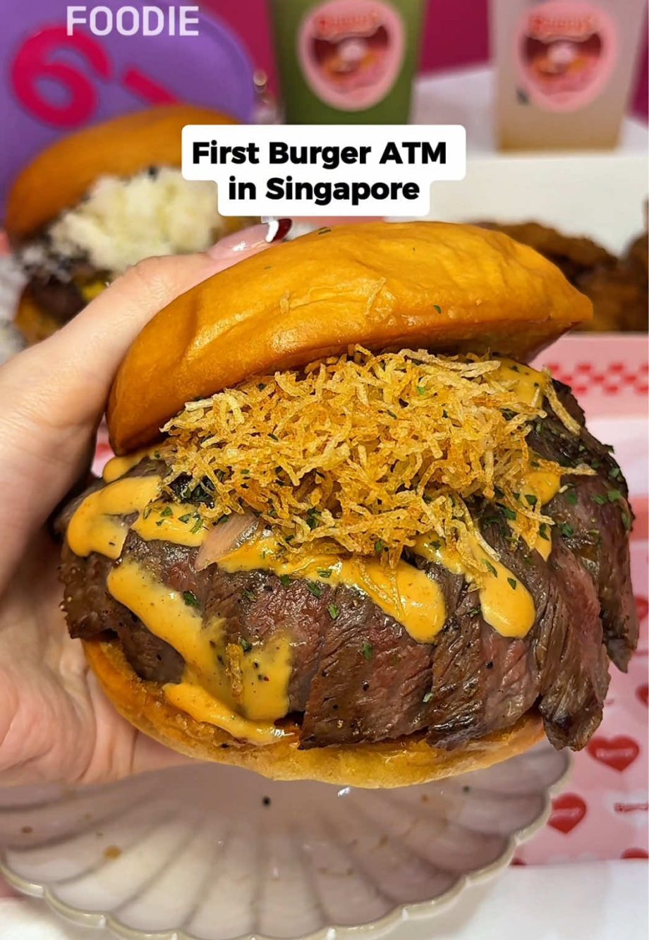 @singaporefoodie Spotted First Burger ATM In Singapore? @bunnys.sg, 1 Lentor Cen…