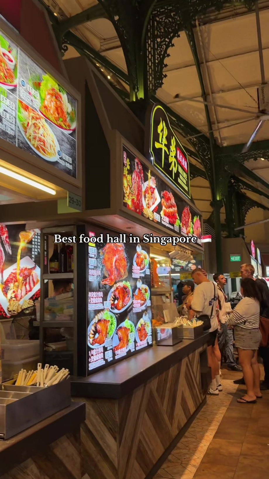 @chloegraceknowles We came to this food hall every day in Singapore  such good f…