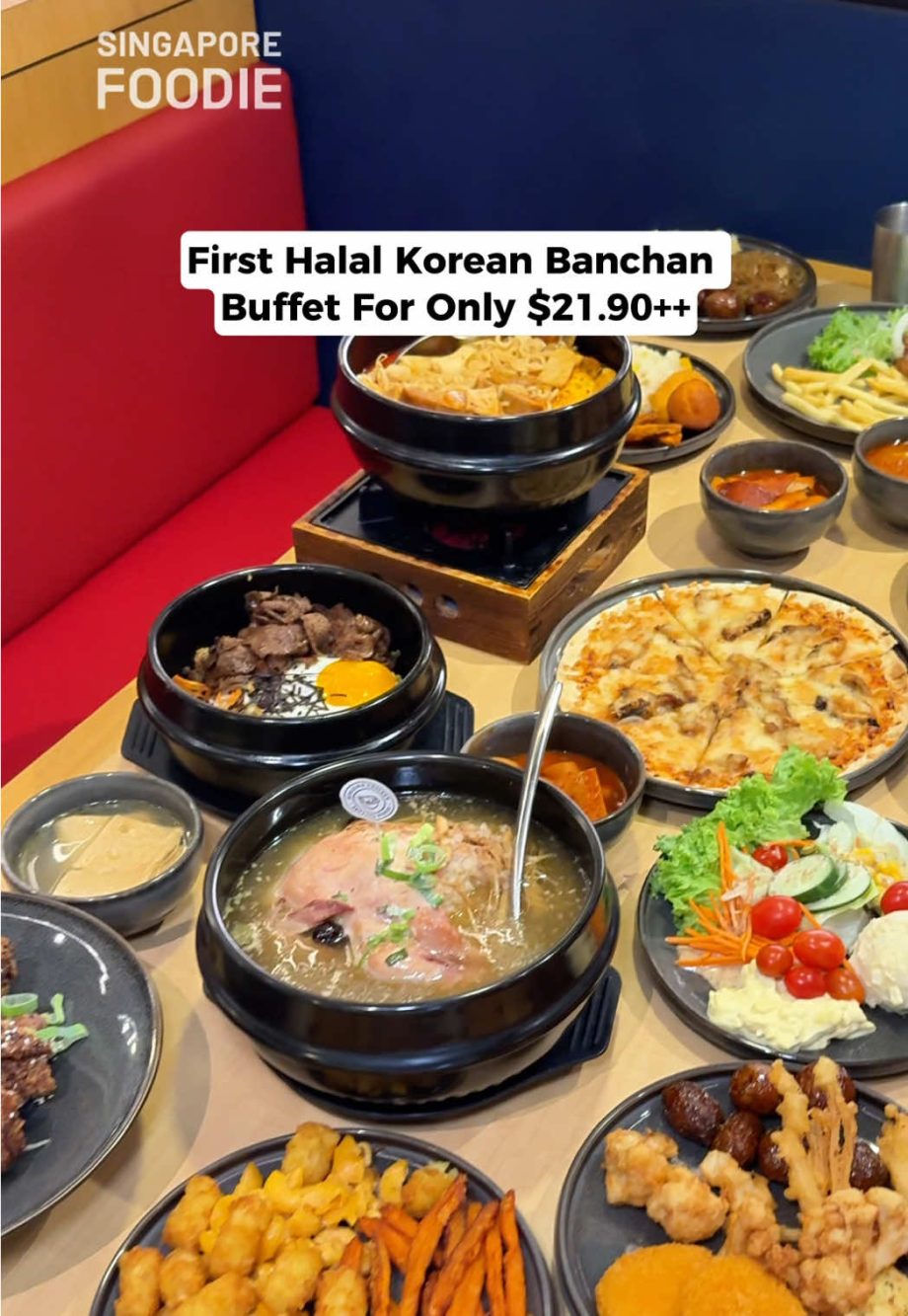 @singaporefoodie 50% OFF SECOND DINER! First Halal Korean Banchan Buffet with ov…