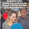 @mothershipsg Hollywood actress Angelina Jolie visited the Egyptian side of the …