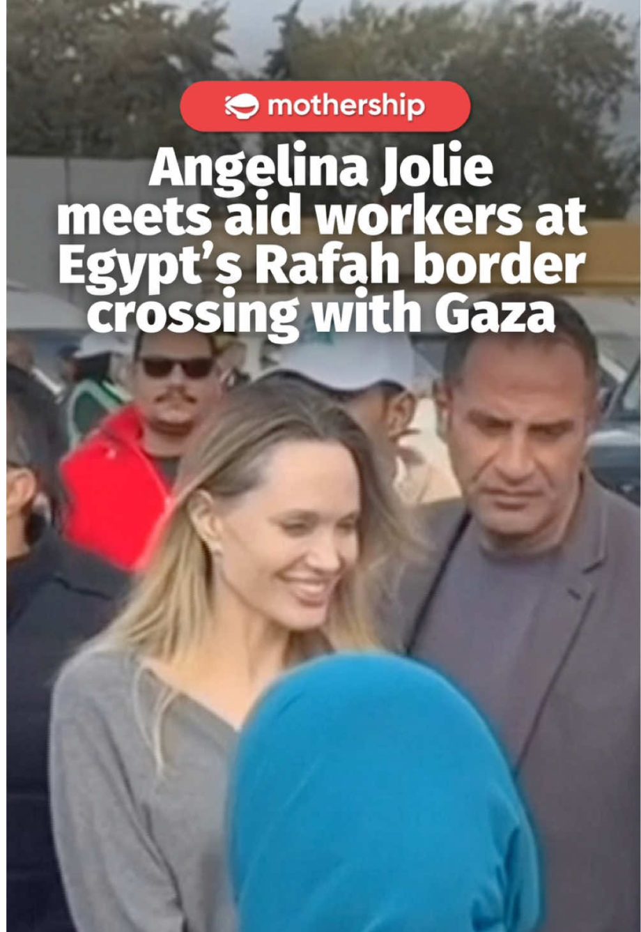 @mothershipsg Hollywood actress Angelina Jolie visited the Egyptian side of the …