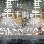 Pedestrian shows middle finger & sits down on road at Mountbatten after being honked at by car