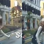 ‘Phone more important than life’: Woman nearly gets hit by car while crossing road, draws flak from netizens, Singapore News