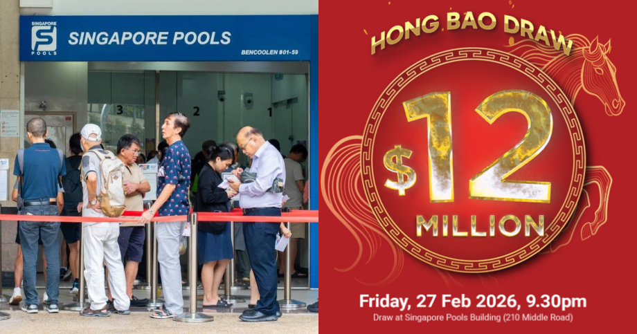  million Toto Hong Bao Draw prize split between 3 winning tickets, Singapore News