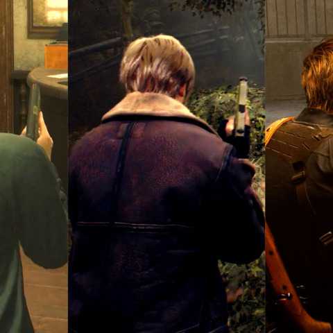 Leon S. Kennedy Gameplay Comparison – Remake 2, 4, & Requiem