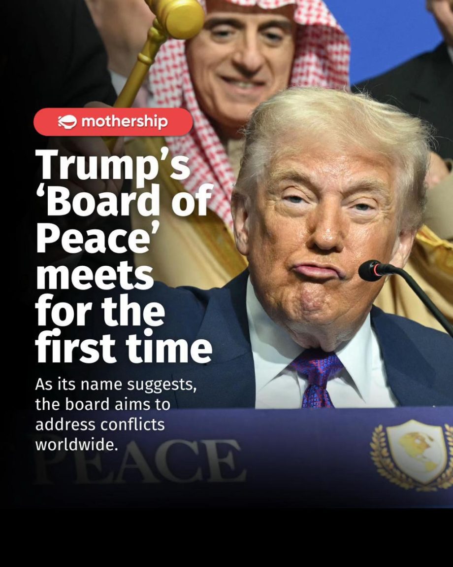 @mothershipsg Donald Trump, who is a permanent chairman of the board, said that …