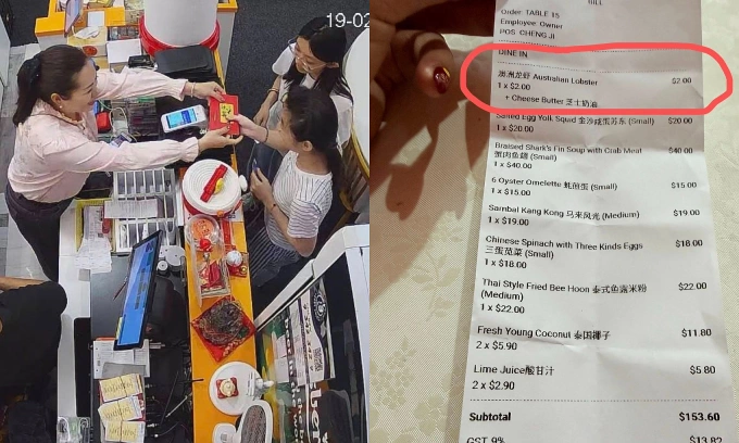 Singapore restaurant accidentally bills .60 instead of 0 for lobsters, diners come back to settle difference Singapore restaurant accidentally bills .60 instead of 0 for lobsters, diners come back to settle difference