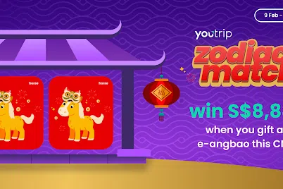 YouTrip’s CNY 2026 e-angbao mini-game is a zodiac matchmaker with S,888 on the line YouTrip’s CNY 2026 e-angbao mini-game is a zodiac matchmaker with S,888 on the line