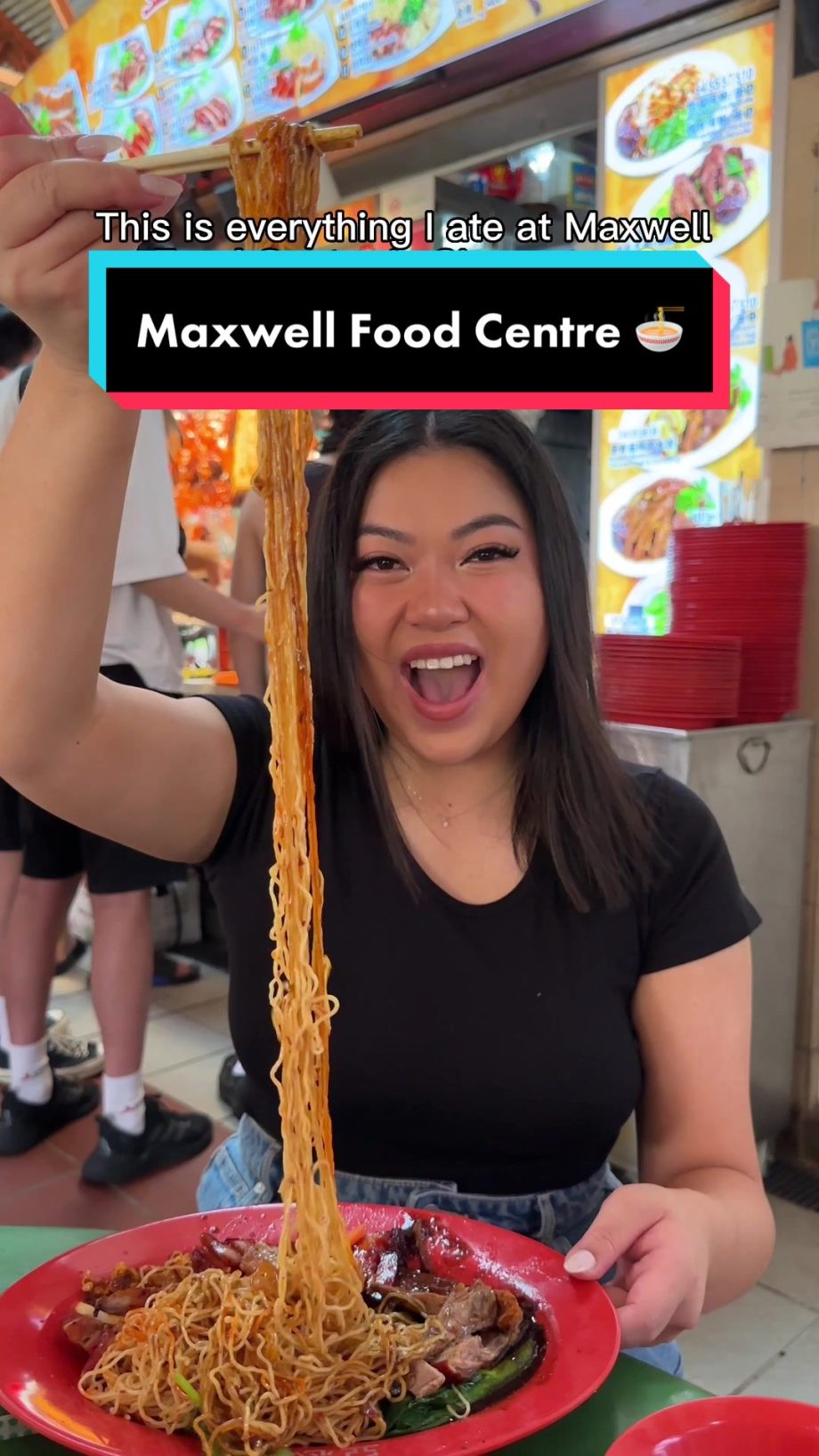 @biteswithlily Everything I ate at Maxwell Food Centre in Singapore  #hawkerfood…