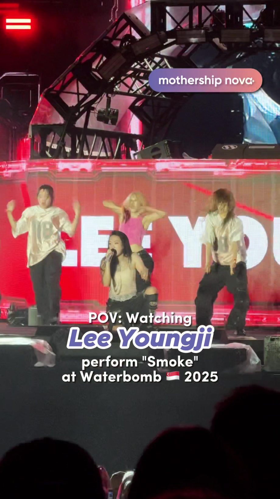 @mothership.nova @이영지 killed it!!! #tiktoksg #singapore #waterbomb #leeyoungji  …