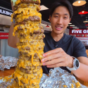 @zermattneo LARGEST @fiveguys burger ever ordered… and eaten. #sgfoodie #foodc…