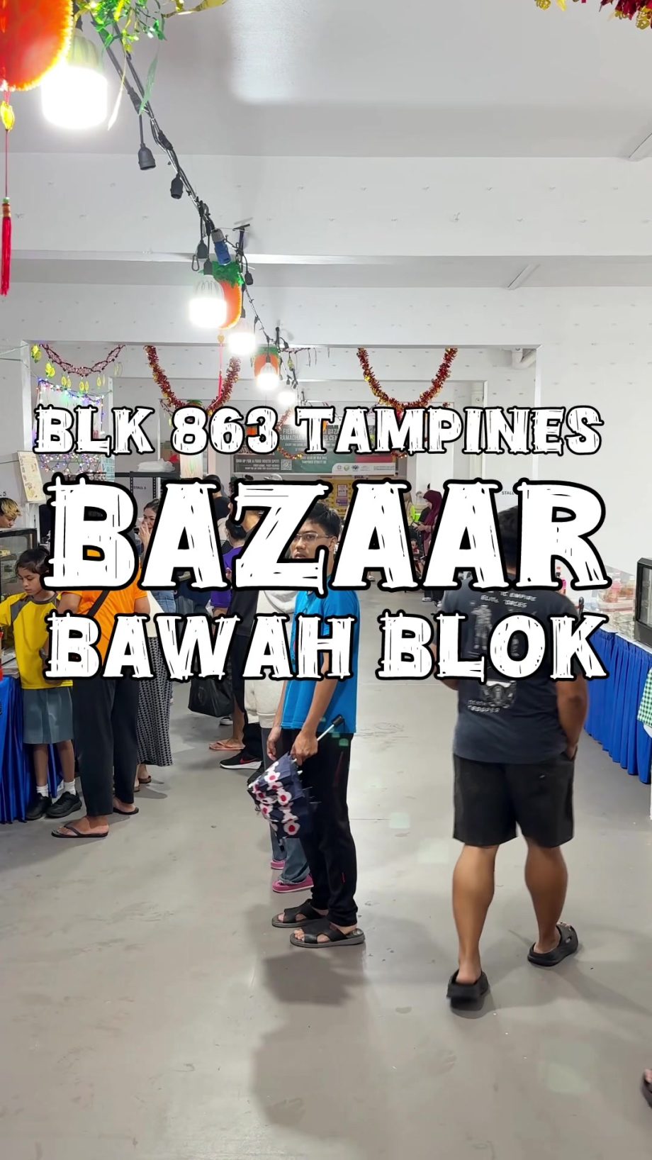 @thehalalfoodblog Bazaar Bawah Blok at Blk 863 Tampines St 83 from now til 17 Ma…