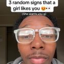 @jayboogz2x 3 random signs that a girl likes you #datingadvice #relationships #g…