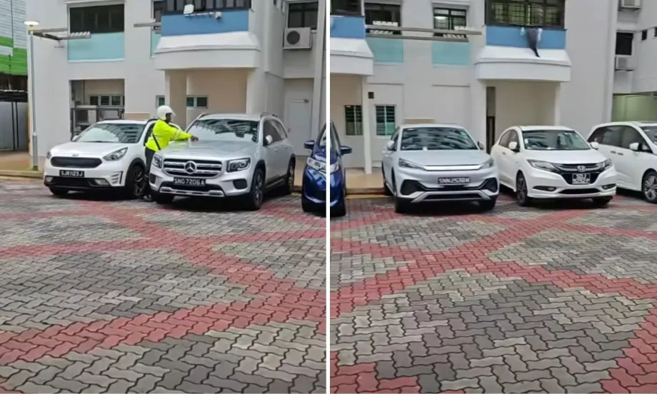 Man slammed for using CNY to justify illegal parking under Teck Ghee HDB: ‘CNY can do whatever you like?’