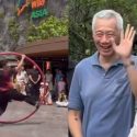 Busker gets a surprise after spotting SM Lee watching his performance at Rainforest Wild Asia