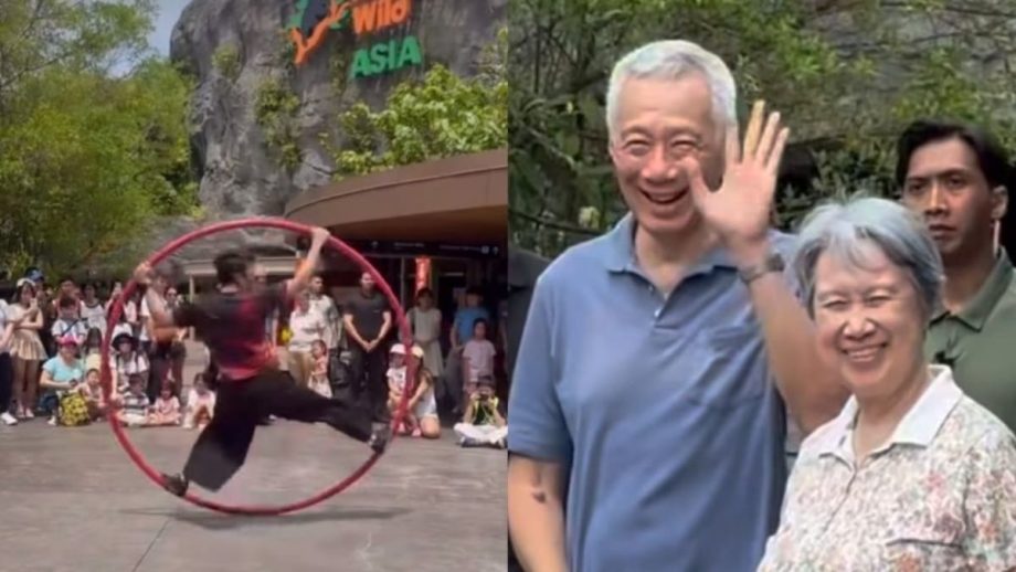 Busker gets a surprise after spotting SM Lee watching his performance at Rainforest Wild Asia