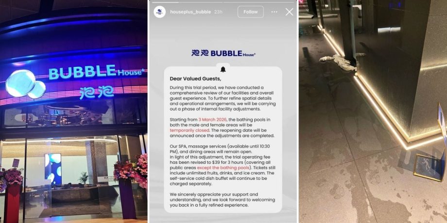 SM spa in Jurong East faces hygiene & pricing backlash, closes pools for ‘adjustments’
