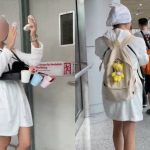 Woman goes viral for doing her makeup while walking at JB checkpoint in bathrobe and slippers, Singapore News