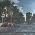 Two kids and woman taken to hospital after accident between car and PMD in Hougang